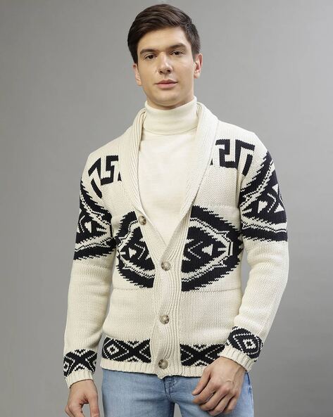 Buy Cream Sweaters Cardigans for Men by Lindbergh Online Ajio