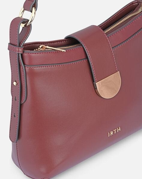 Maroon bags for online sale