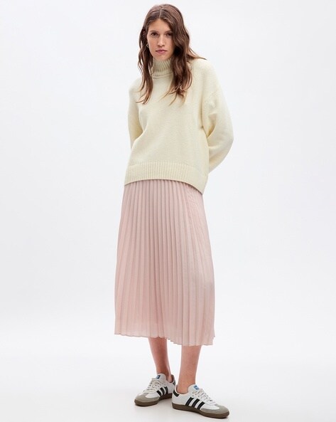 Gap pleated on sale midi skirt