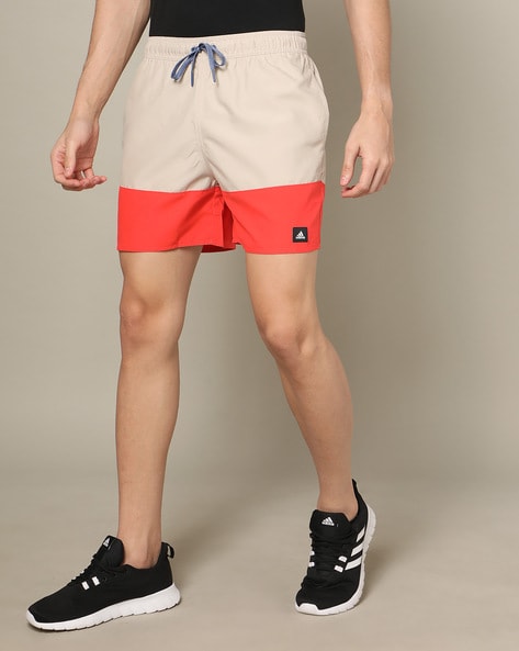 Adidas colour block swim shorts online