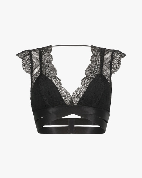 ONLY 170308701-Black-Beauty M Black Strappy Bralette Top in Delhi at best  price by R & A Fashion - Justdial