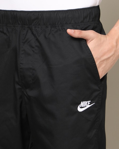 Nike Navy Embroidered Swoosh Track Pants (M) – Jamie Online Vintage