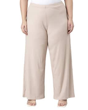 go colors Women Palazzos with Elasticated Waist-picture-13