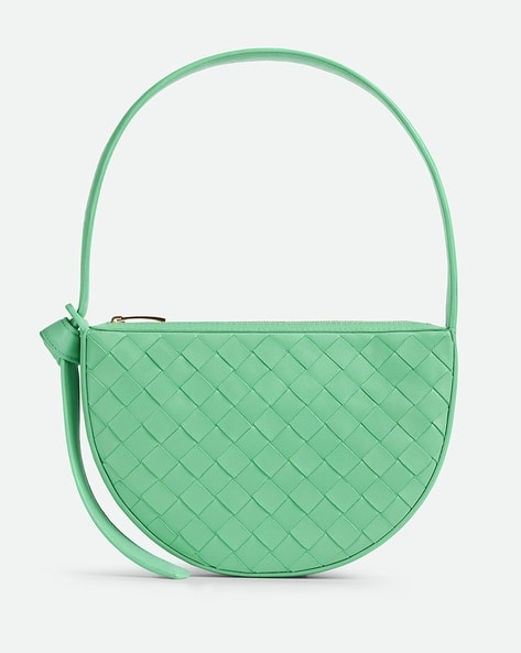 ショルダーバッグ・ポシェット BOTTEGA VENETA MINT GREEN LEATHER MINI SUNRISE SHOULDER BAG Bottega Veneta Mini Sunrise Shoulder Bag In Green | ModeSens