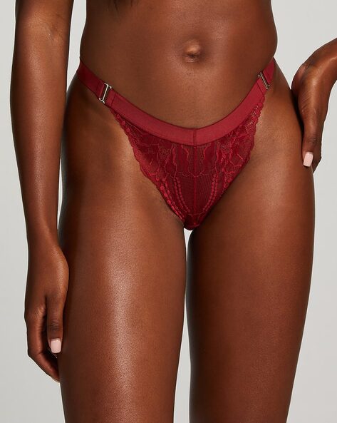 2pk Cleo Lace Thongs, B by Boutique