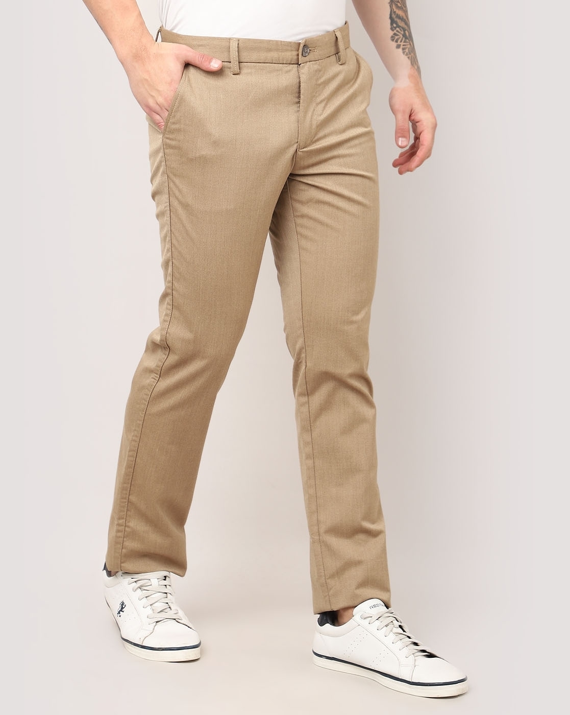 Buy Grey Trousers & Pants for Men by AJIO Online | Ajio.com