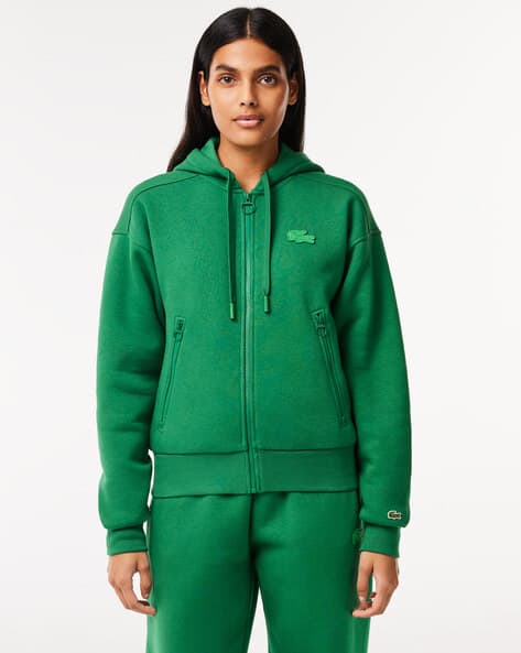 Buy Green Sweatshirt Hoodies for Women by Lacoste Online