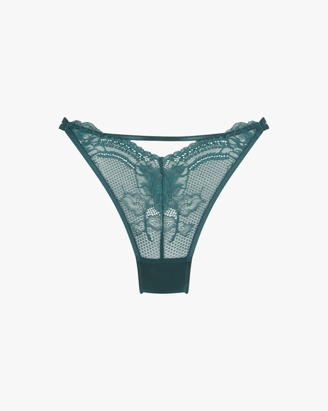 Lyra Open Crotch Brazilian Panties