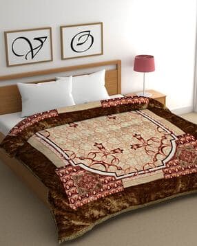 chhavi india Geometric Print Double Blanket-picture-38