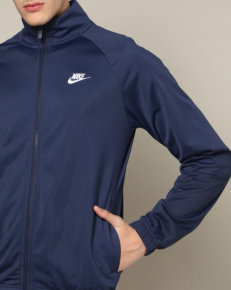 Nike Woven Track Jacket in Black for Men | Lyst