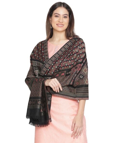 Mirza Woven Woolen Shawl Price in India