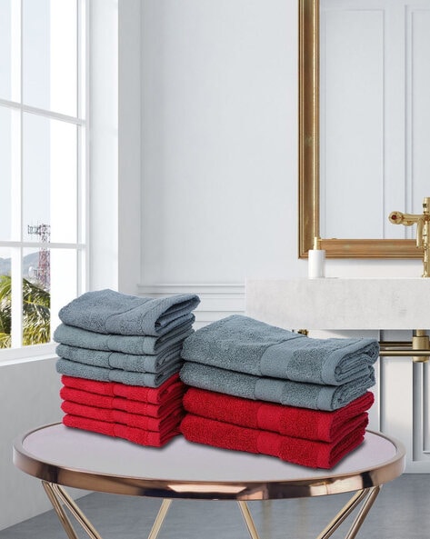 Burgundy hand outlet towels