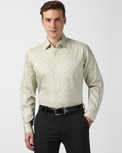 Buy Green Shirts for Men by VAN HEUSEN Online