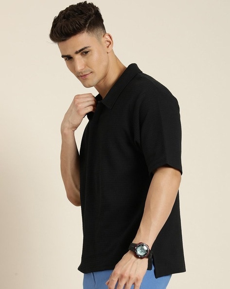 Black polo t shop shirt online india