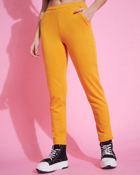 Buy EDRIO Orange Trackpants for Men's Online @ Tata CLiQ