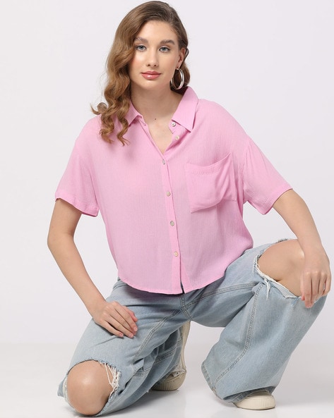 Buy Pink Shirts for Women by RIO Online