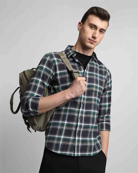 Buy Green Shirts for Men by DENNISLINGO PREMIUM ATTIRE Online