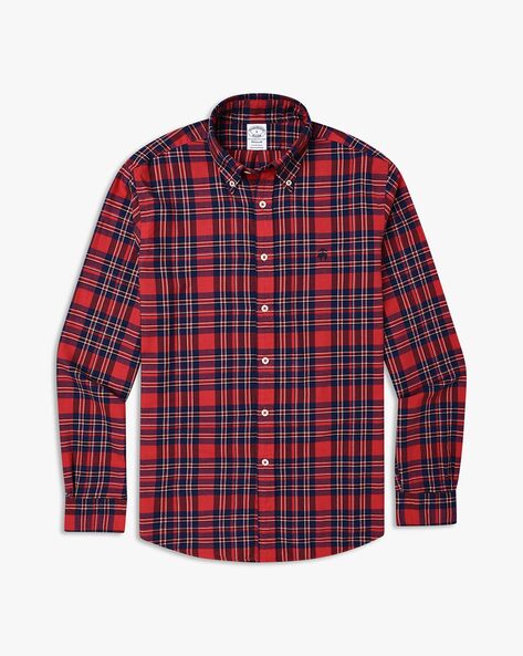 Buy Red Shirts for Men by BROOKS BROTHERS Online