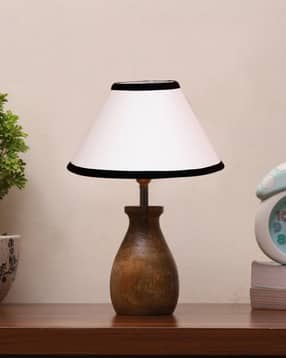 devansh Wooden Table Lamp with Shade-picture-14