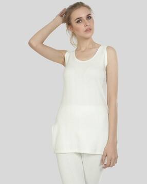 zeffit Women Striped Scoop-Neck Thermal Top-picture-18
