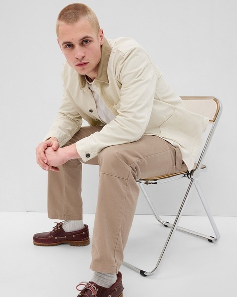 Buy Khaki Trousers & Pants for Men by GAP Online