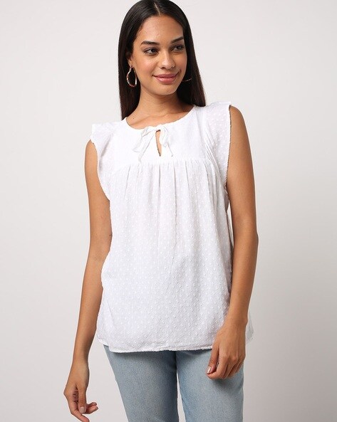 Buy White Tops for Women by GAP Online