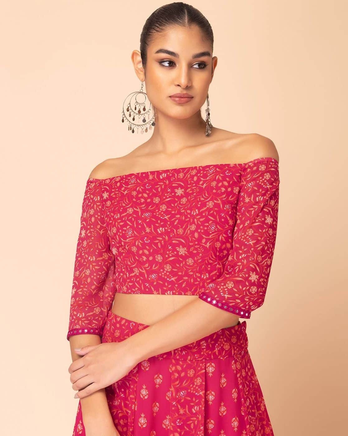 andequal volume off shoulder blouse ピンク volume off shoulder blouse – andequal