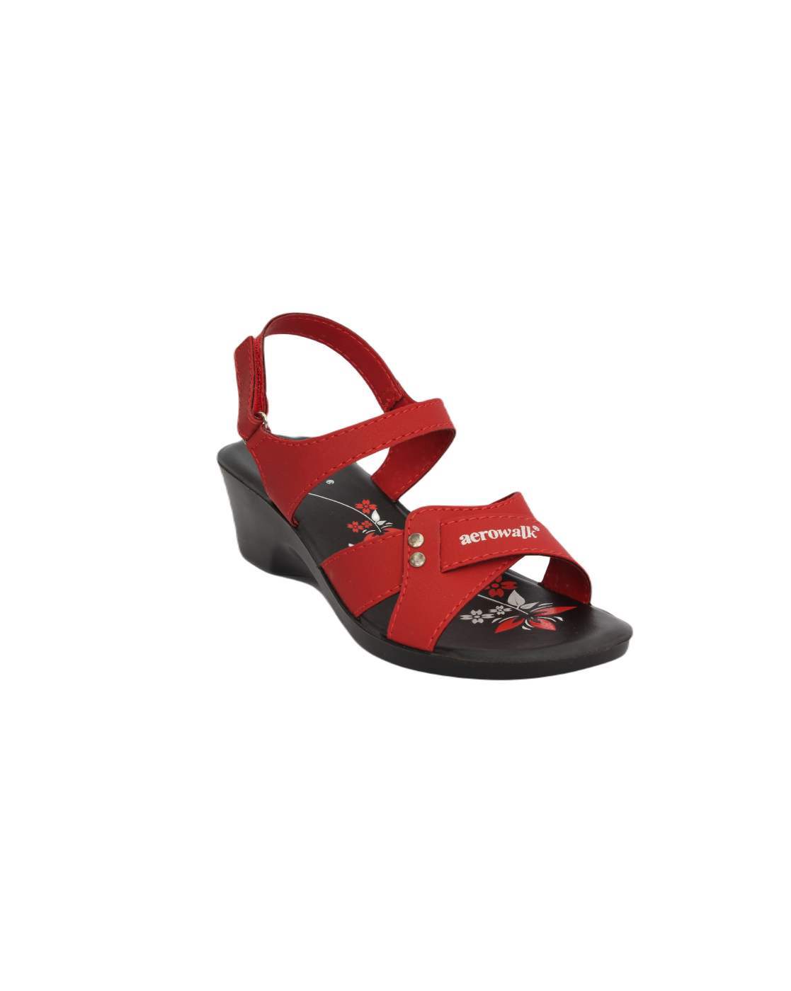 Buy AEROWALK Women Flats Sandal (Black) - UK 5 Online at Best Prices in  India - JioMart.