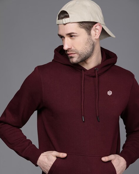 Mens burgundy hot sale champion hoodie