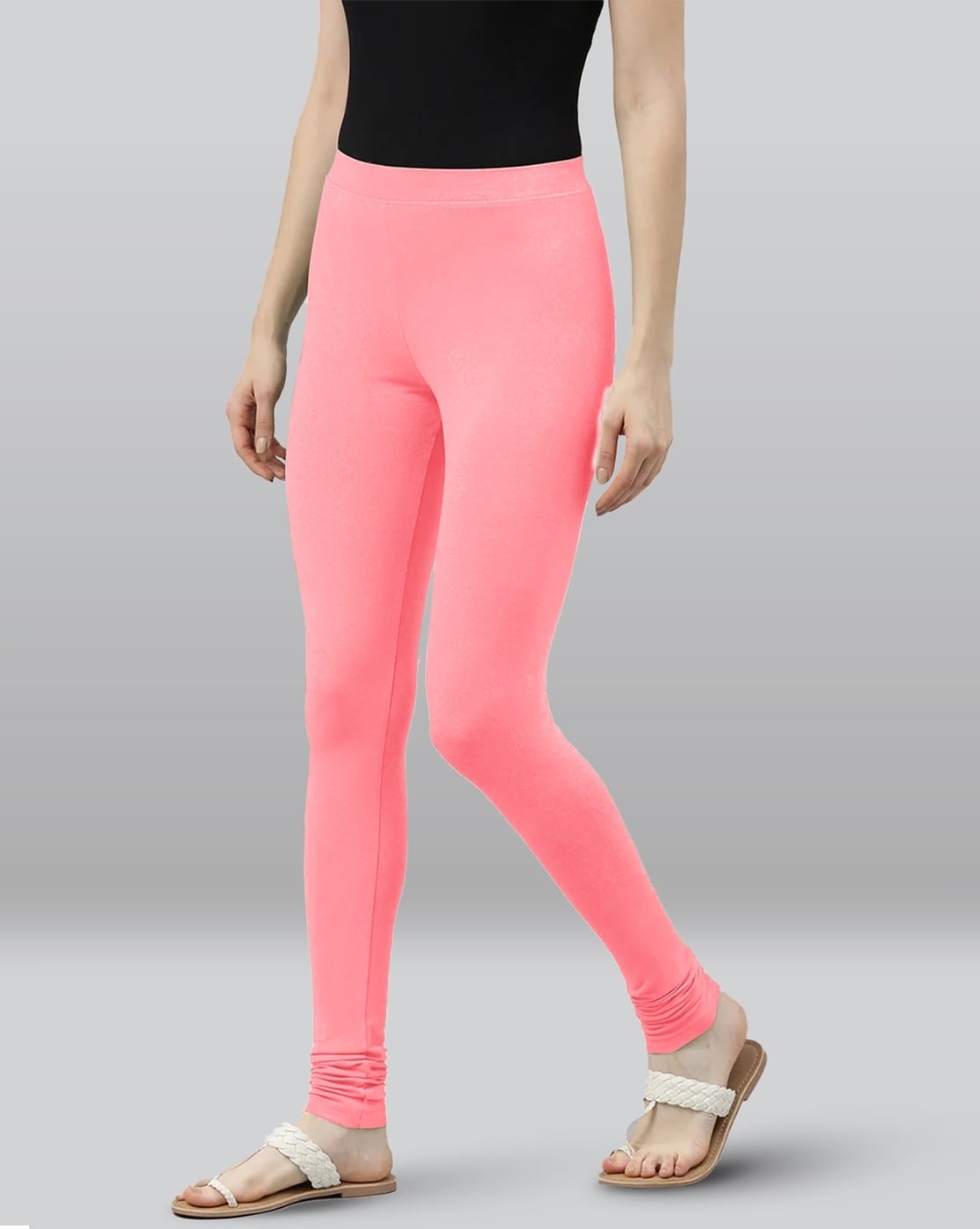 Buy Pink Leggings for Women by AURELIA Online | Ajio.com