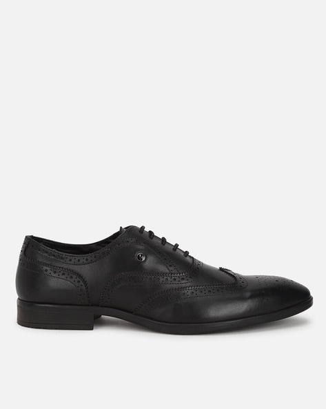 Black leather van on sale shoes