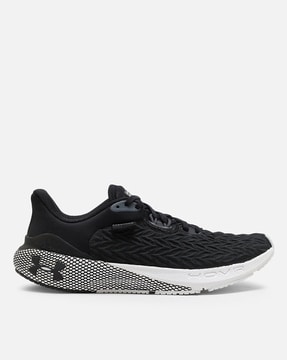 Under armour cheap black white shoes