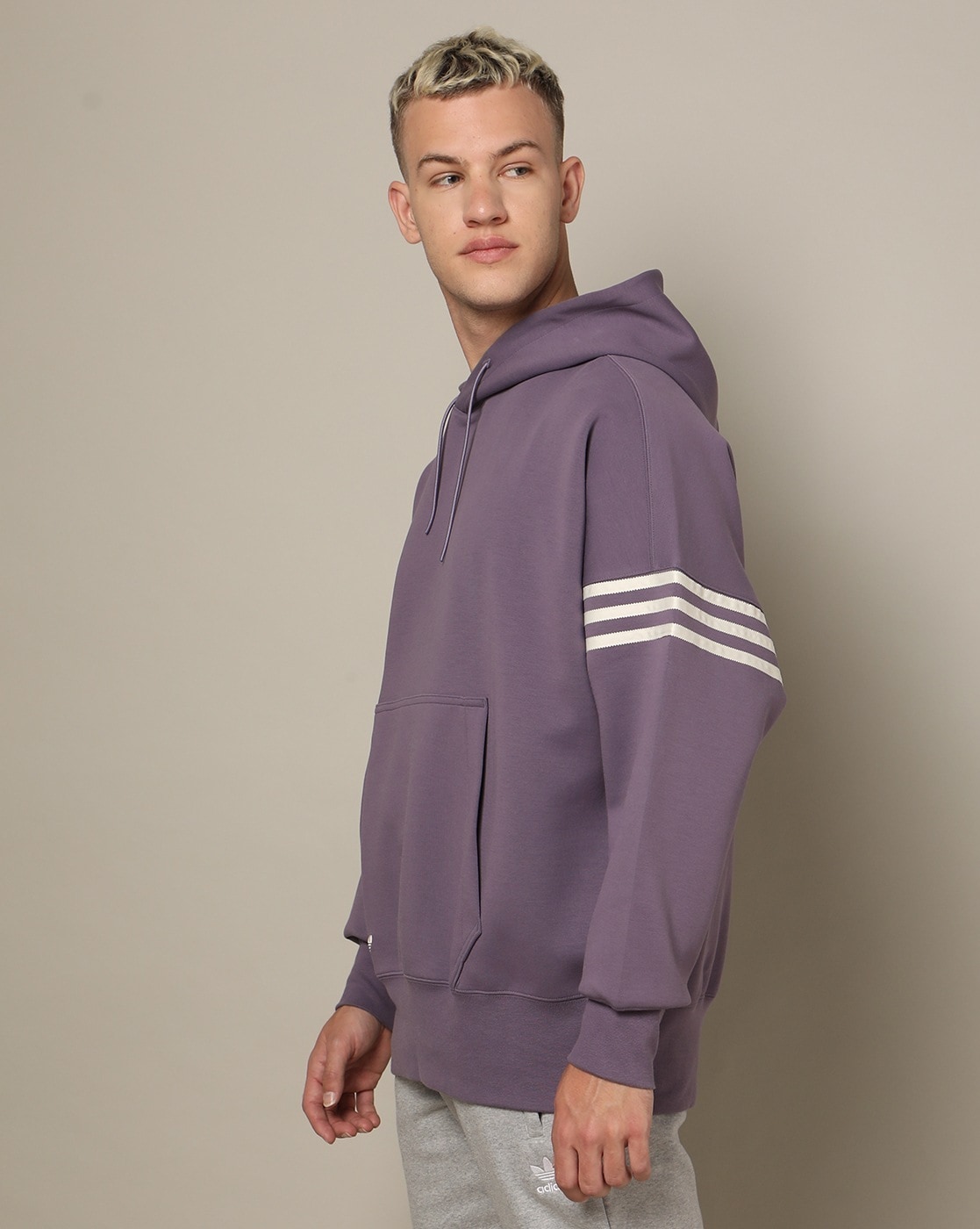 Adidas originals purple on sale hoodie