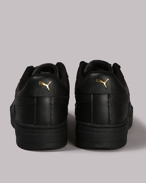 Puma classic best sale leather black