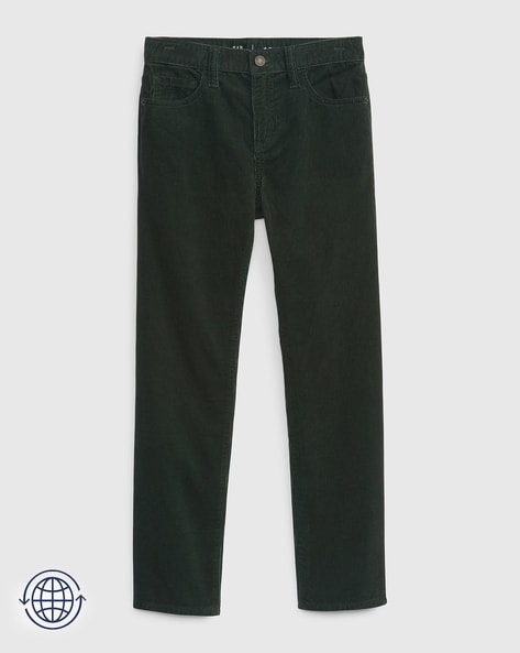 Dobell Green Corduroy Pants | Dobell