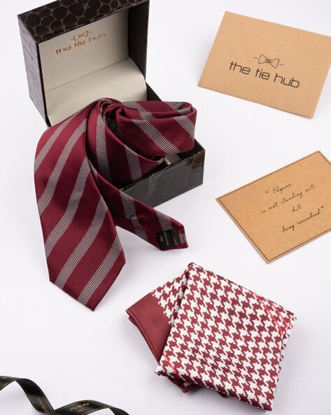 Buy Maroon Ties for Men by THE TIE HUB Online Ajio