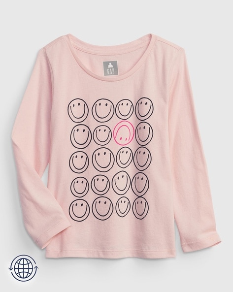 Gap Kids Printed Round-Neck T-Shirt