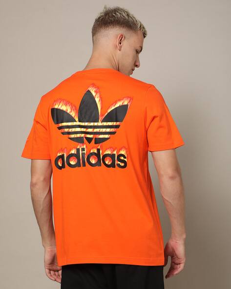 Adidas Sportswear Mens Orange Adidas T Shirt Buy ADIDAS Men Orange