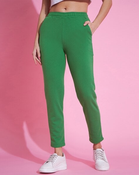 Fitted track pants top womens