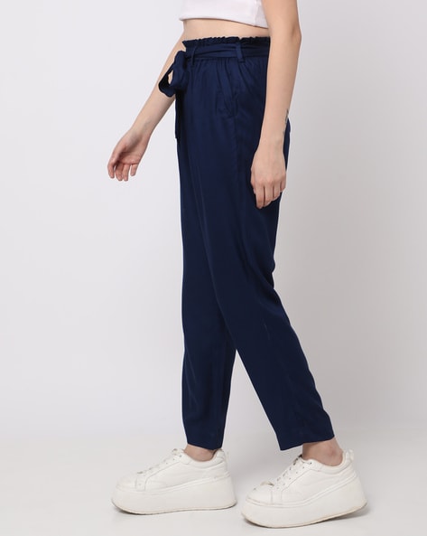 Buy Trendyol Belted Paperbag Trousers 2024 Online | ZALORA Philippines