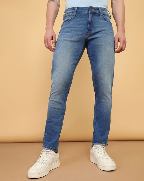 Wrangler Men Mid-Rise Skinny Fit Jeans