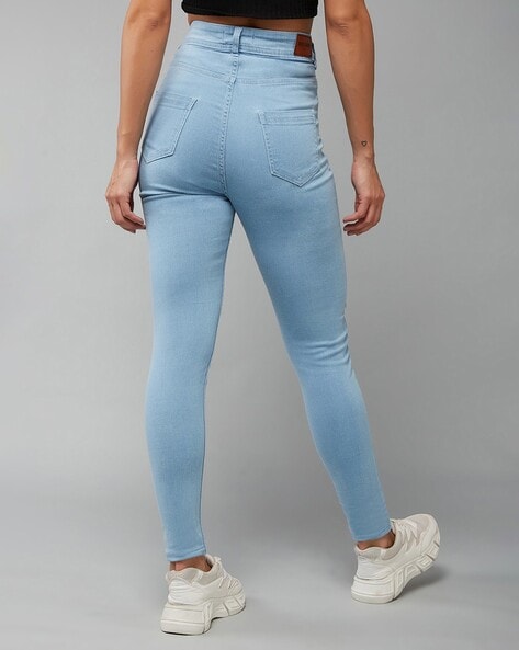 Buy Light Blue Jeans & Jeggings for Women by Dolce Crudo Online
