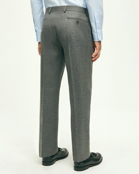 Light Grey Lightweight Wool Trousers
