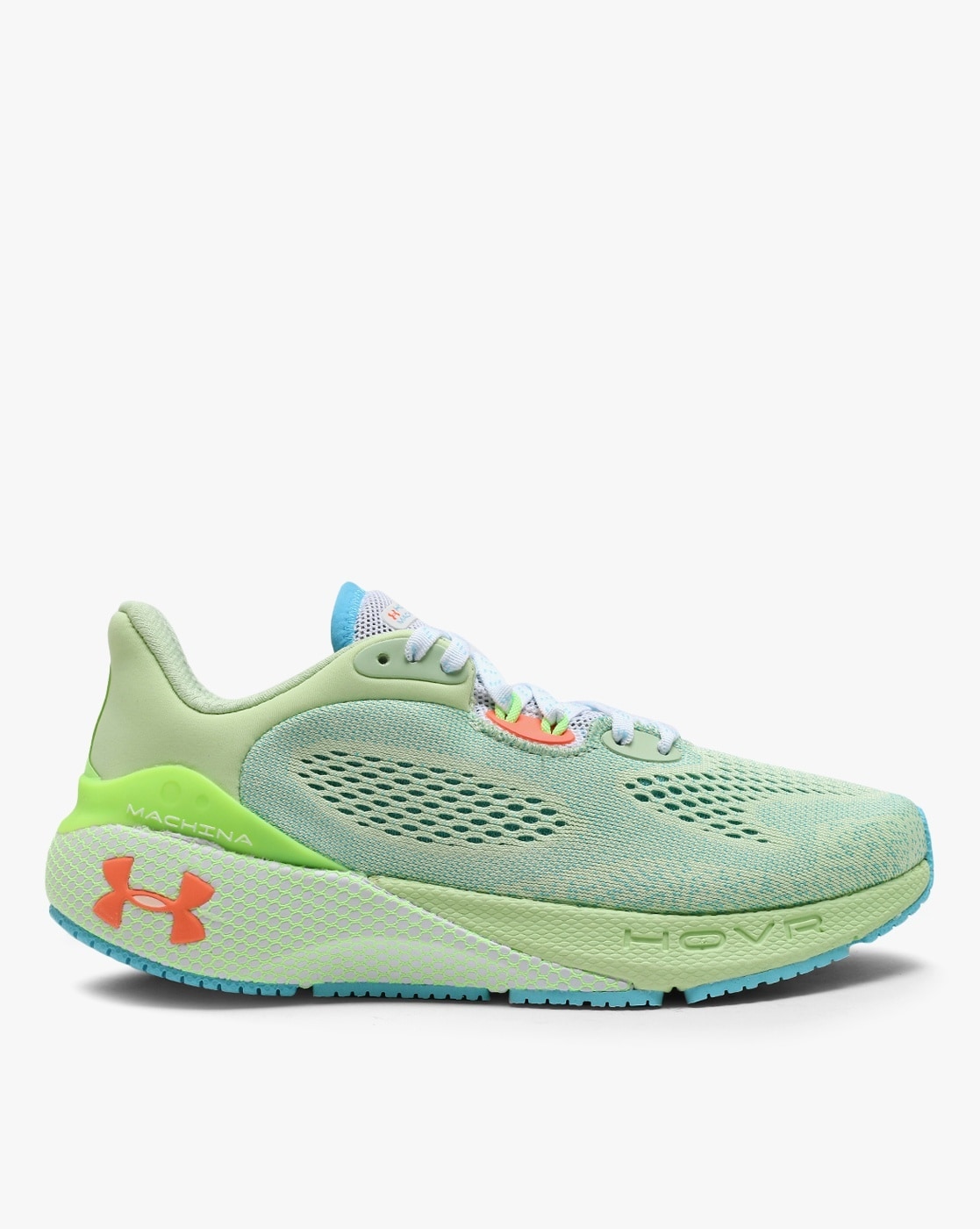 Green and white hot sale under armour shoes