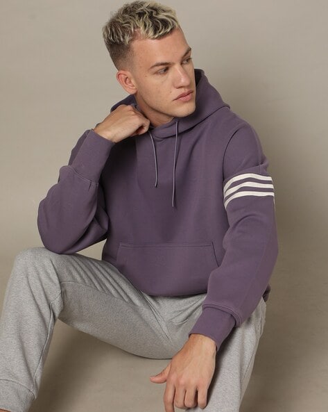 Adidas purple outlet sweatshirt