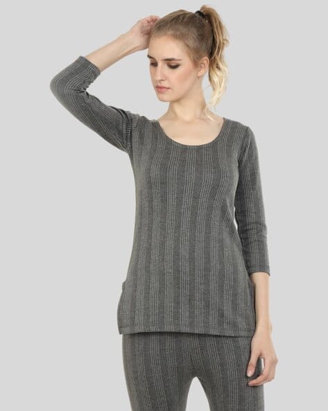Buy Grey Thermal Wear for Women by ZEFFIT Online