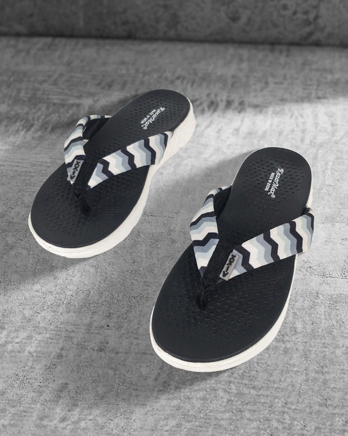 Buy Black Flip Flop & Slippers for Women by KazarMax Online