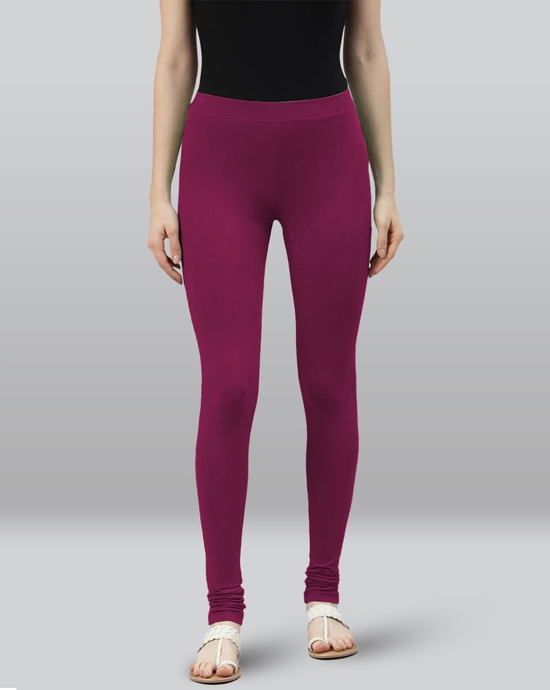 Buy Magenta Leggings for Women by LYRA Online