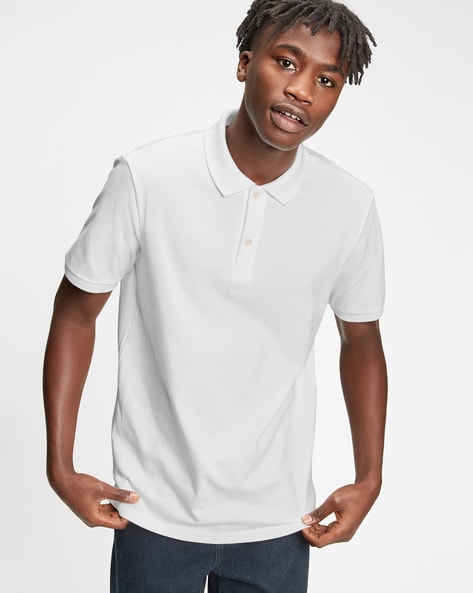 Gap white on sale polo shirt