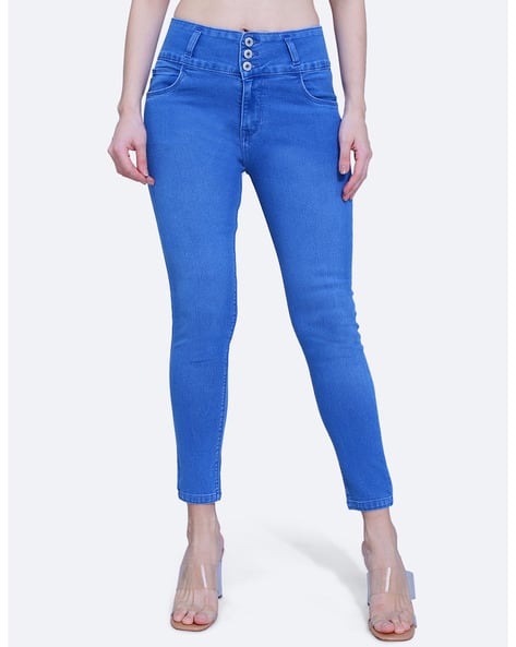 Women Washed Slim Jeans